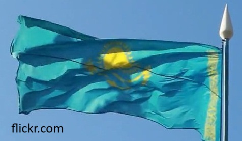 flag kazahstan